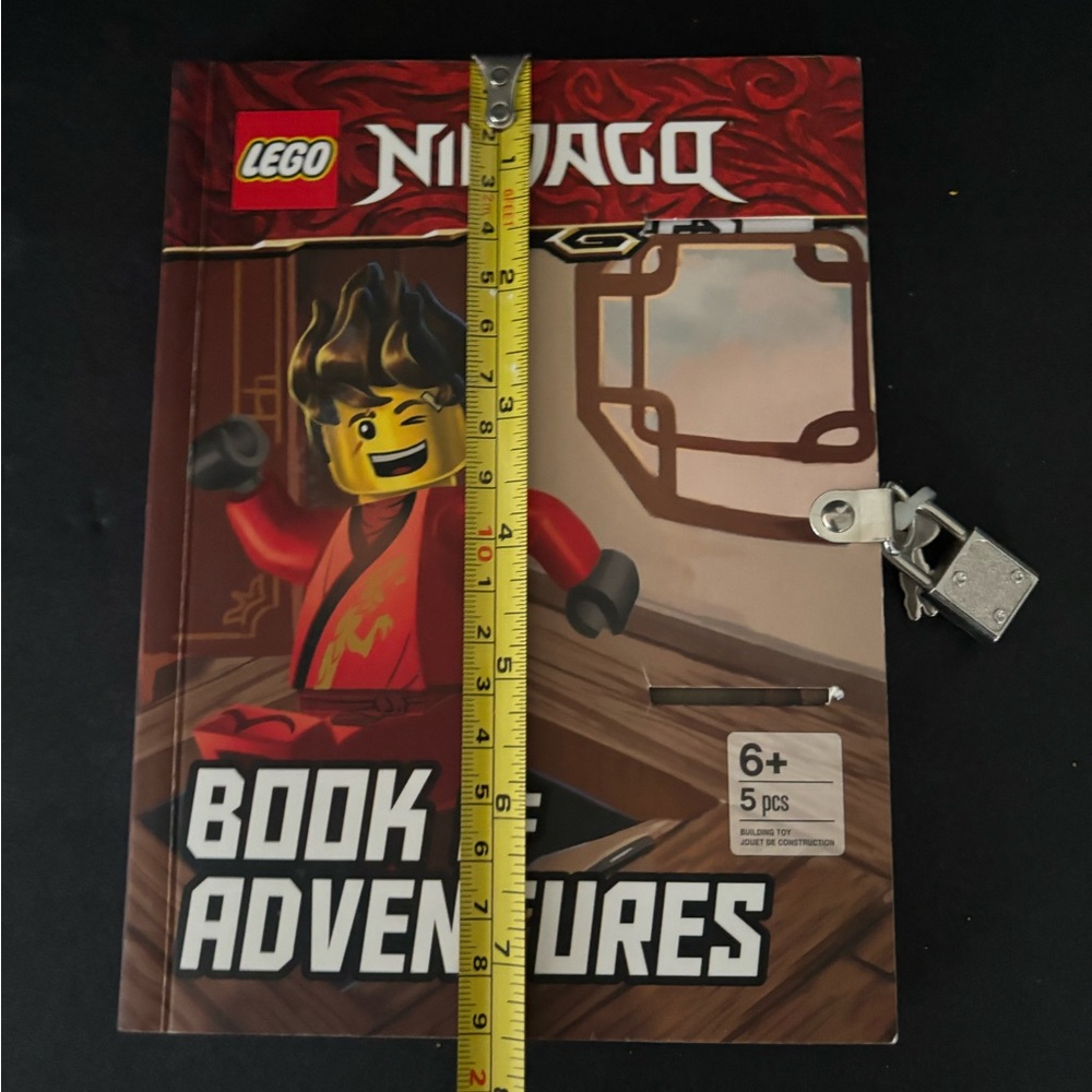 Adidas Red Adventure Book with Lock - Picture 4 of 8
